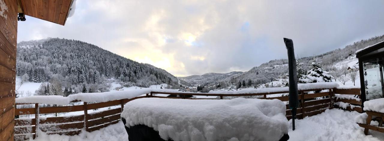 Chalet Individuel - Panoramique Montagnes & Proche Lac La Bresse Exteriör bild
