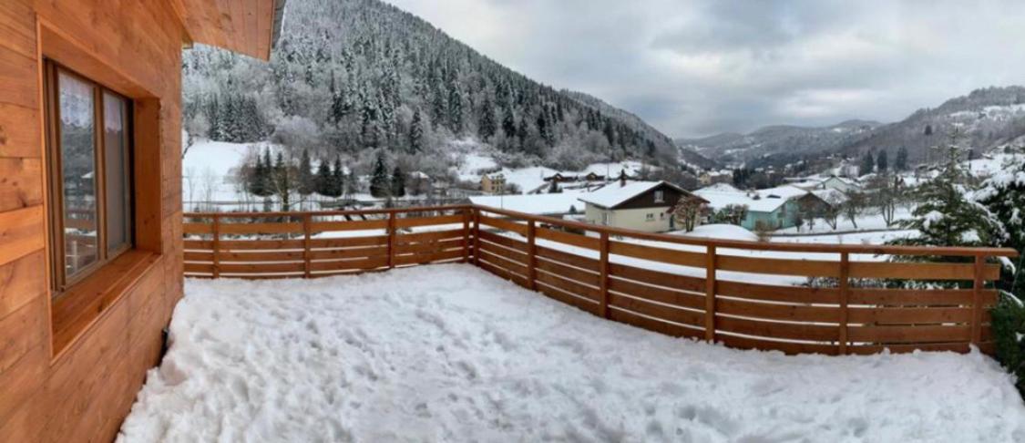 Chalet Individuel - Panoramique Montagnes & Proche Lac La Bresse Exteriör bild